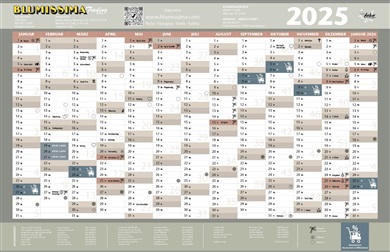 Blumissima Kalender 2025